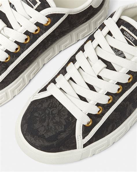 versace jeans sneaker high top|barocco high top greca sneakers.